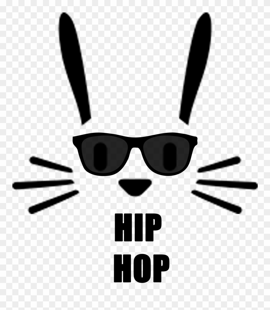 Diy Hip Hop Bunny Shirt - Hip Hop Music Clipart