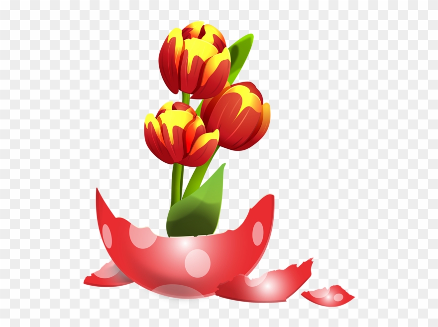 Easter Egg Vase Png Clip Art Image - Portable Network Graphics Transparent Png