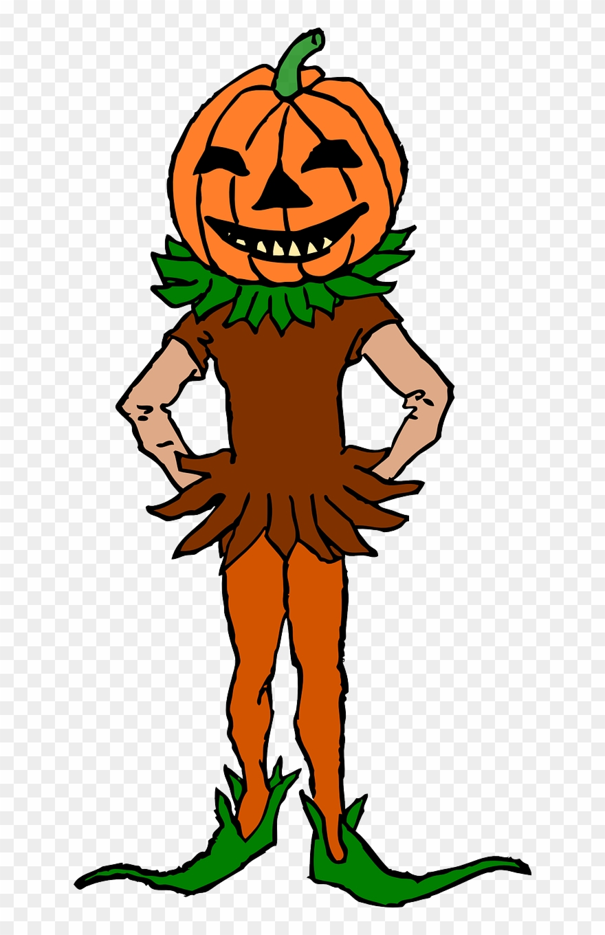 Free Cowgirl Clipart - Pumpkin Boy - Png Download