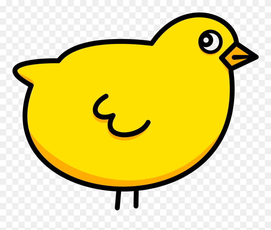 Easter Chick Clipart - Cartoon Chick - Png Download