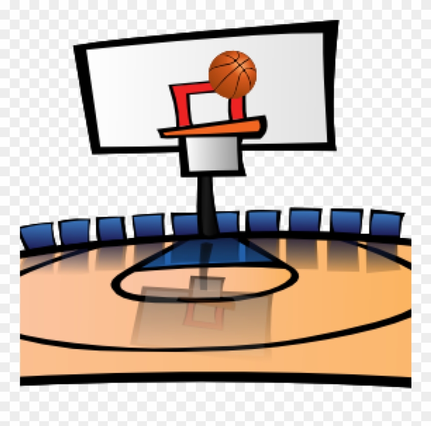 Fashionable Idea Basket Clipart Easter With Eggs Transparent - Half A Basketball Court Clipart - Png Download