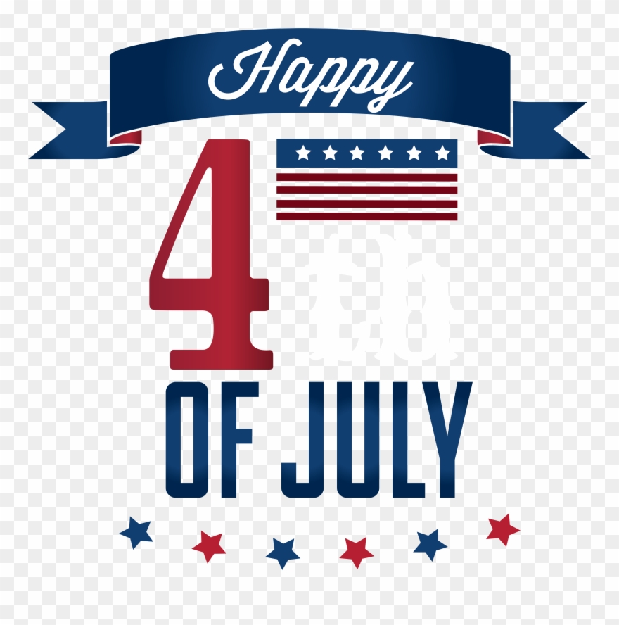 4th Of July Happy Clipart