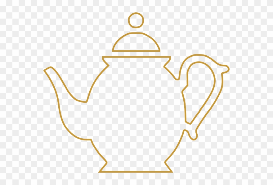 Clip Art Tea Pot Card Clipart - Colour In Tea Pot - Png Download