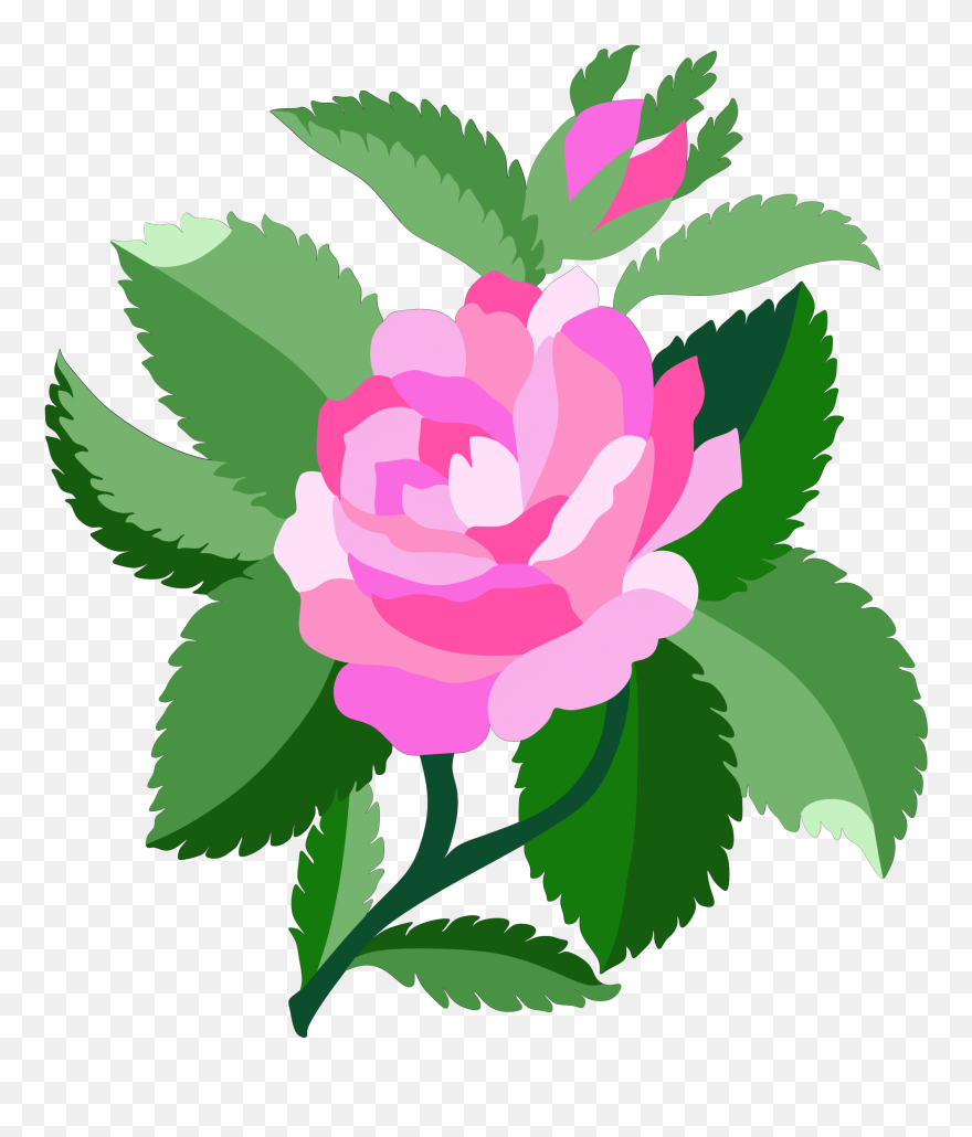 Free Rose Clipart Animations And Vectors - Rose Flower Animated - Png Download