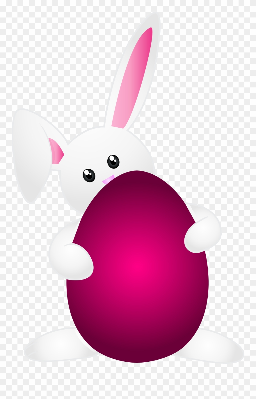 Easter Bunny Silhouette Png - Domestic Rabbit Clipart