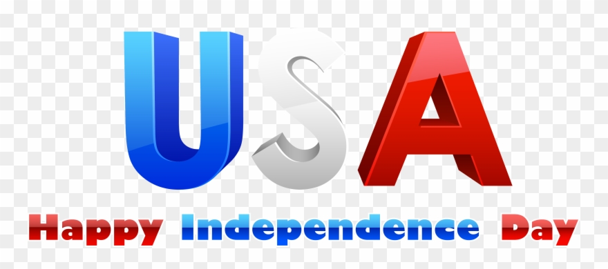 Usa Happy Independence Day Png Clipart - Independence Day Transparent Png