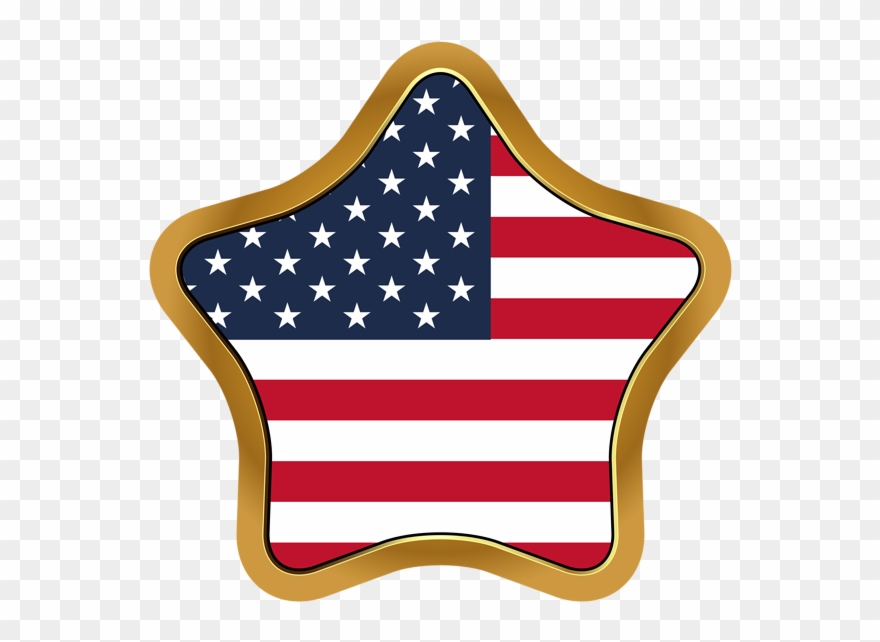 Usa Flag Star Png Clip Art Image - Usa Flag Transparent Png
