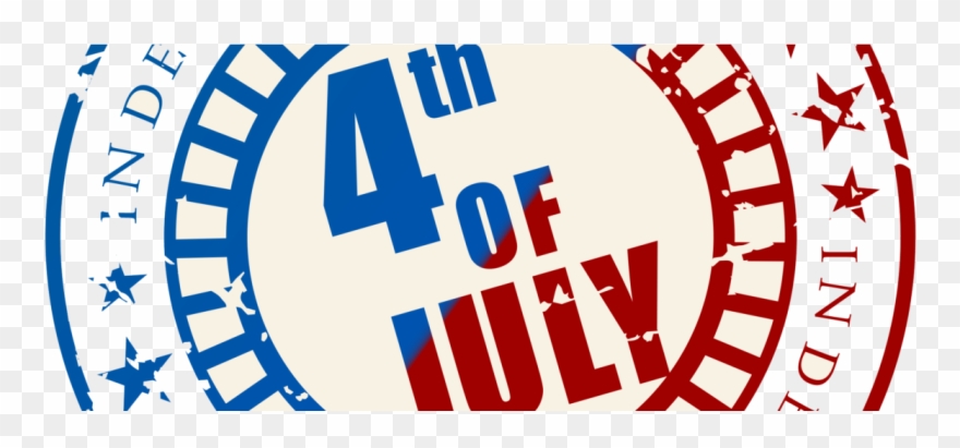 July - Happy 4th Of July Png Clipart