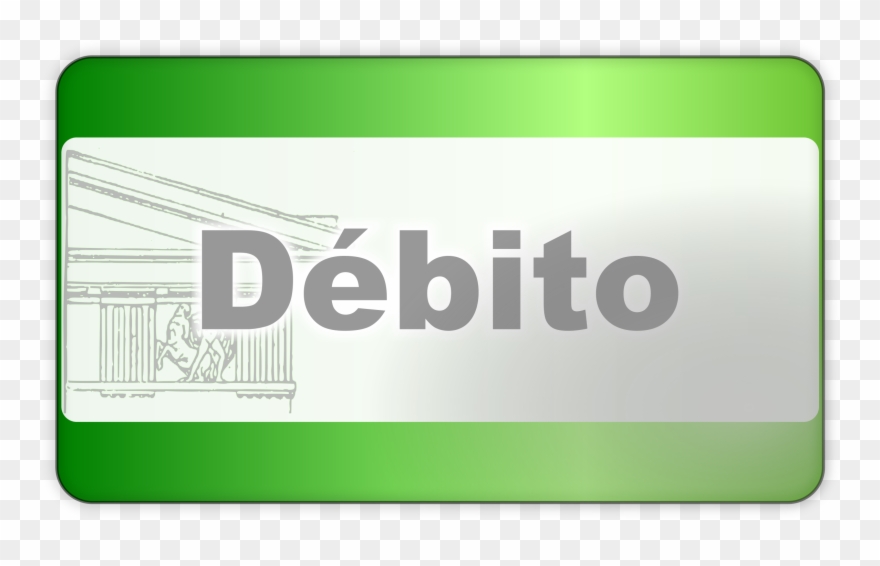 Clipart Debit Card Clipart - Desenho De Cartao De Debito - Png Download