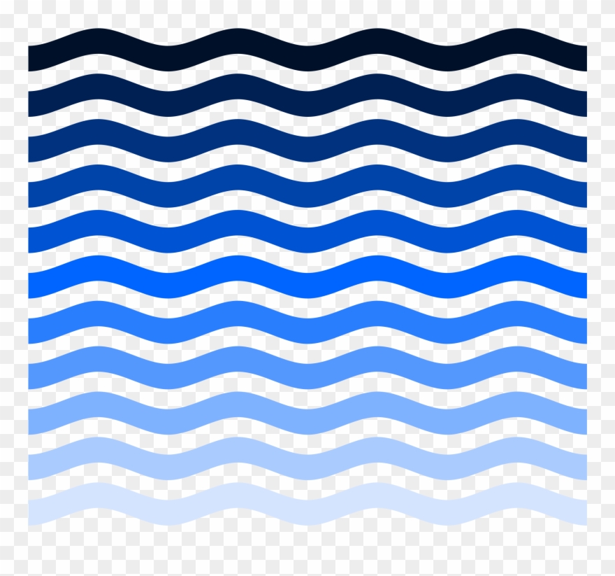 Banner Library Stock Water Big Image Png - Pattern Free Vector Waves Clipart