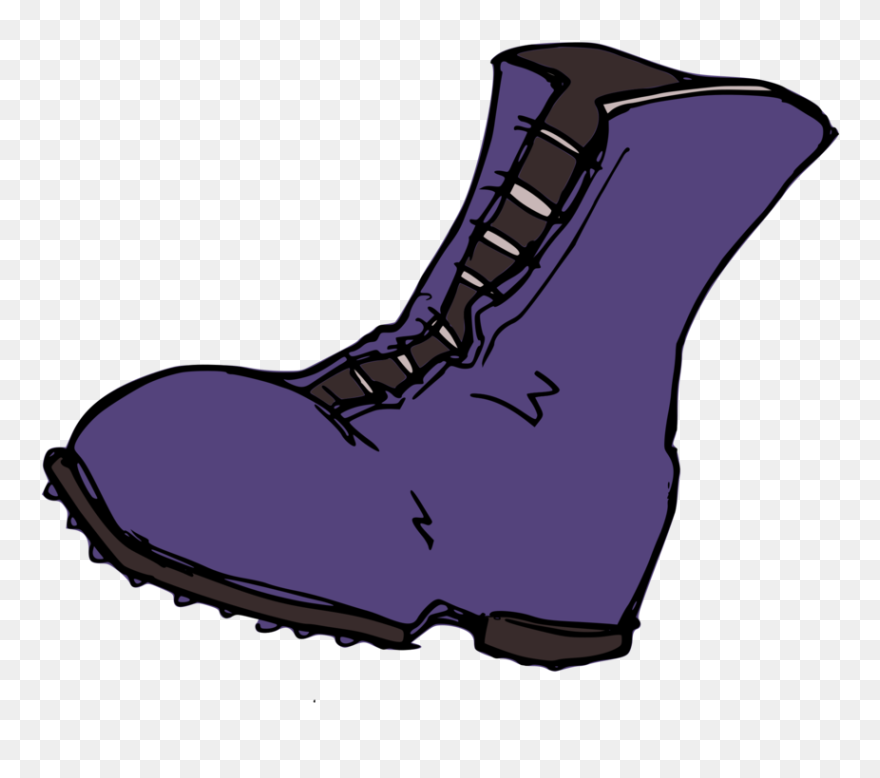 Purple Cowgirl Boots Clip Art - Boot Clip Art - Png Download