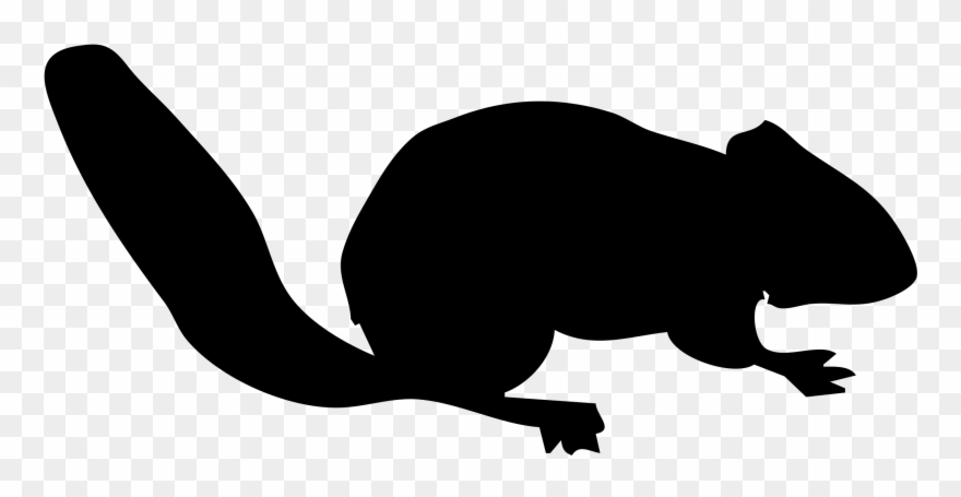 Picture Royalty Free Stock Chipmunk Clipart Black And - Chipmunk Silhouette Png Transparent Png