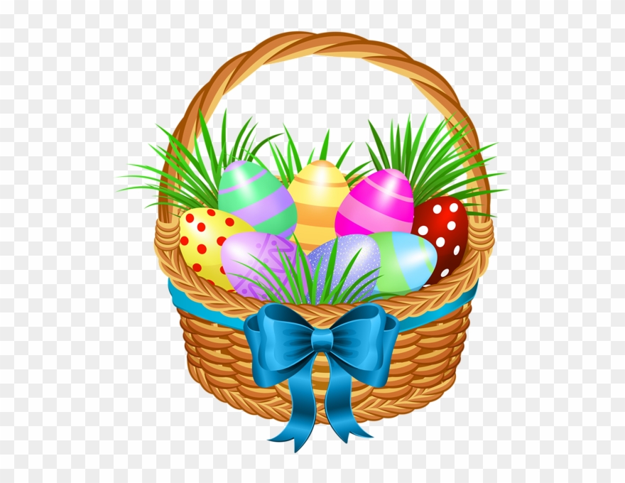 Easter Basket Clip Art Png Image - سله بيض Transparent Png