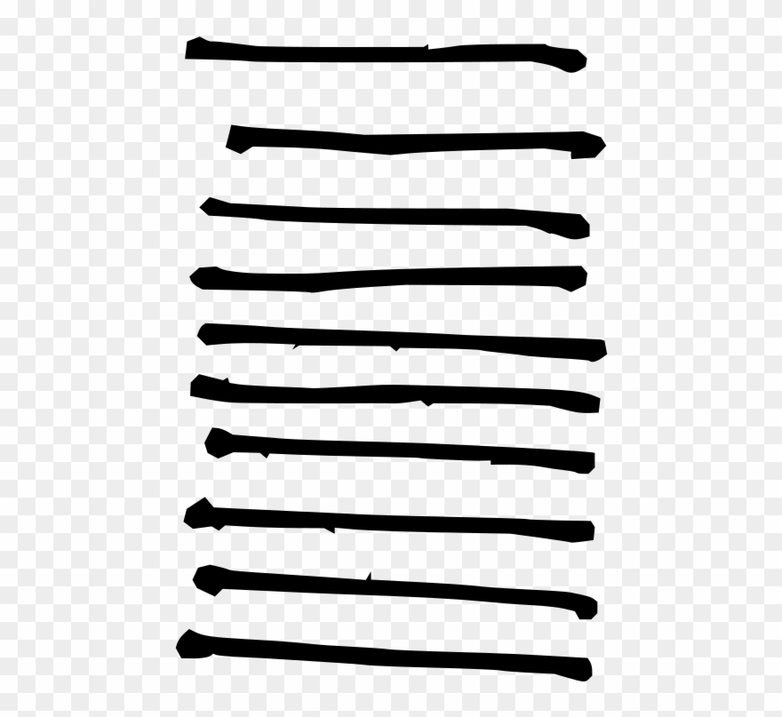 Crosshatching Thick Lines Clipart, Vector Clip Art - Tool - Png Download