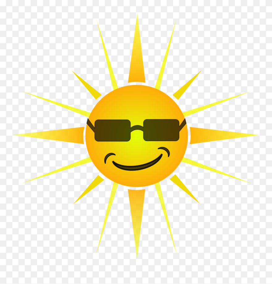 Cool Happy Sun - Cool Sun Clipart