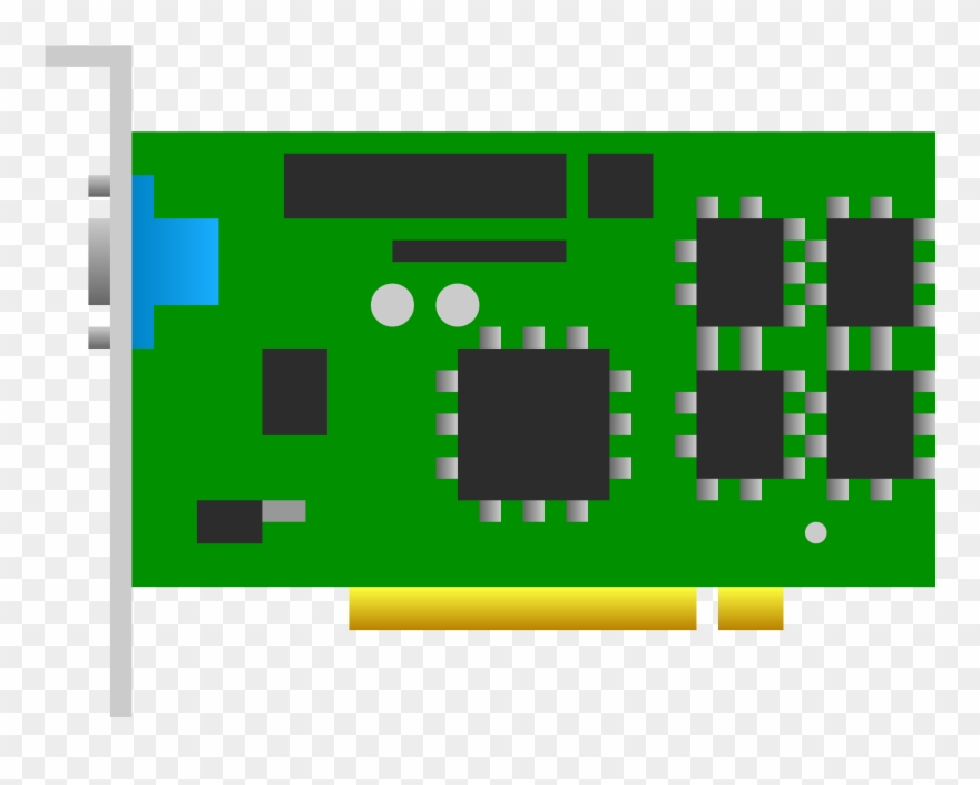 Big Image - Computer Graphics Card Clipart - Png Download