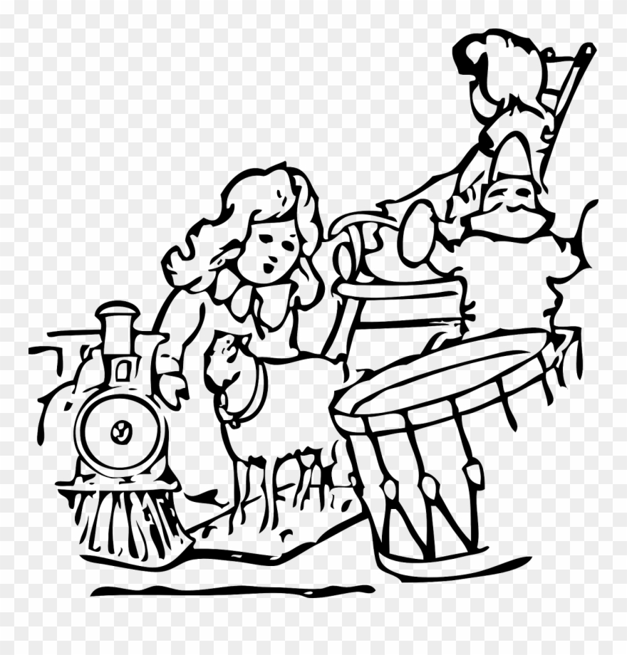 Free Vector Christmas Toys Clip Art - Toys Clipart Public Domain - Png Download