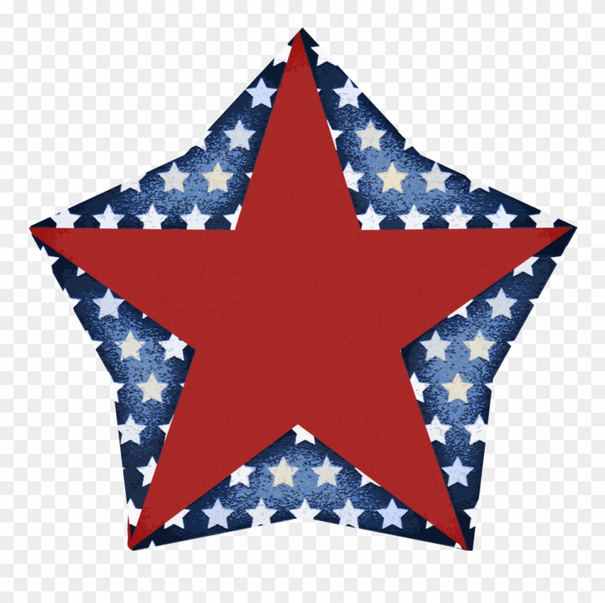Happy 4 Of July, 4th Of July, Star Clipart, Free Stuff, - Clip Art - Png Download