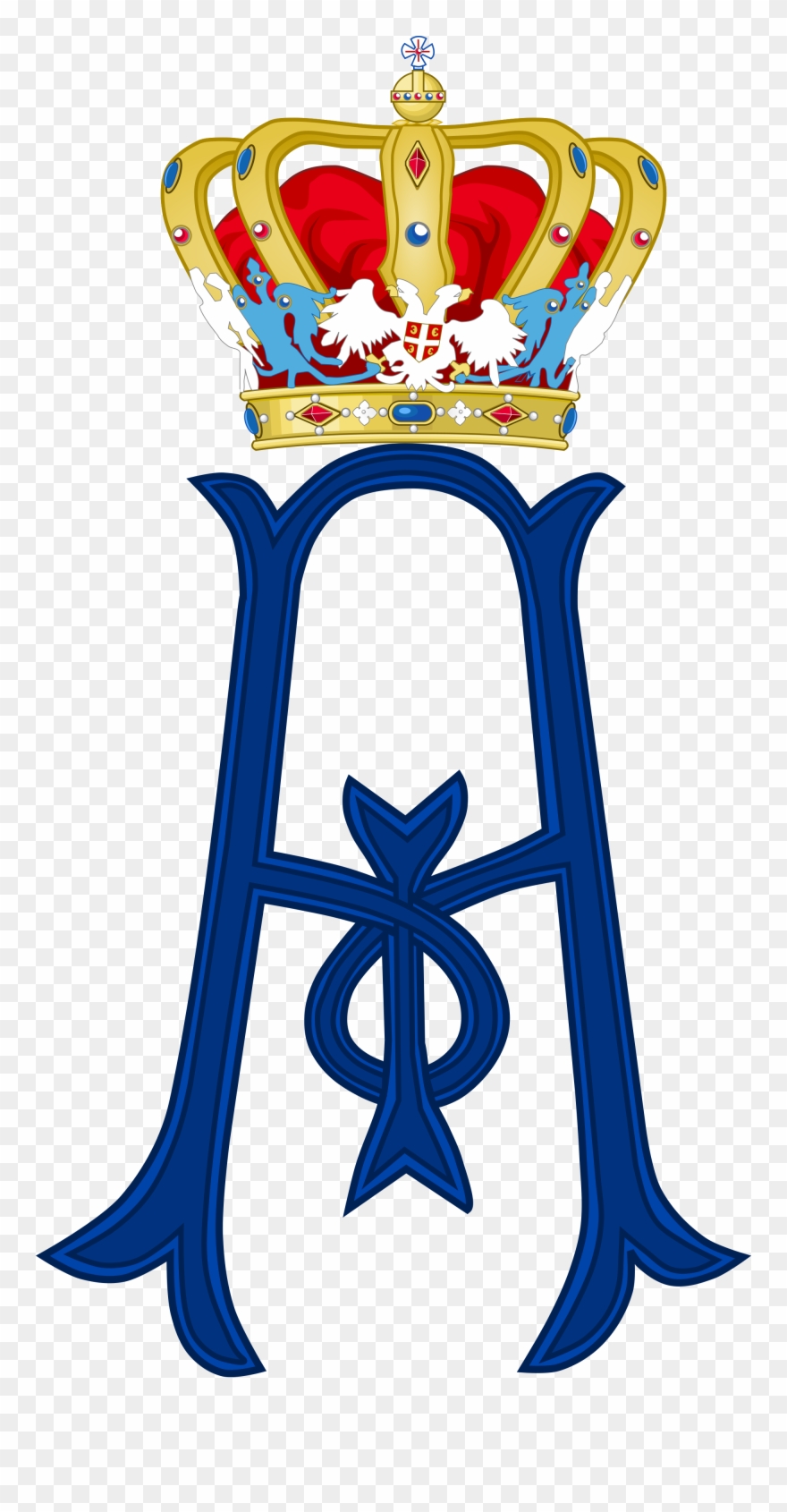 Open - Monogram Aleksandar Clipart