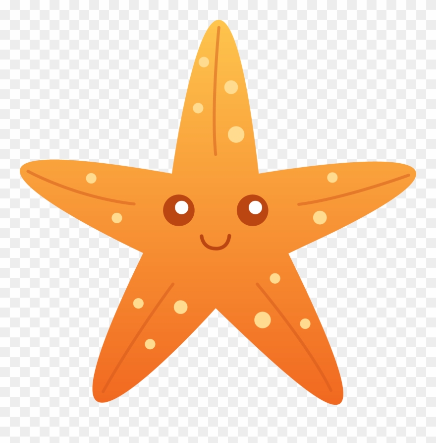Trends For Beach Clothes Clipart - Starfish Clipart - Png Download