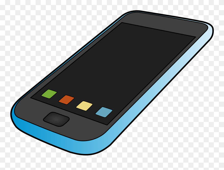 Iphone1 Phone Icon Iphone Art Clipartist - Cellphone Clipart - Png Download