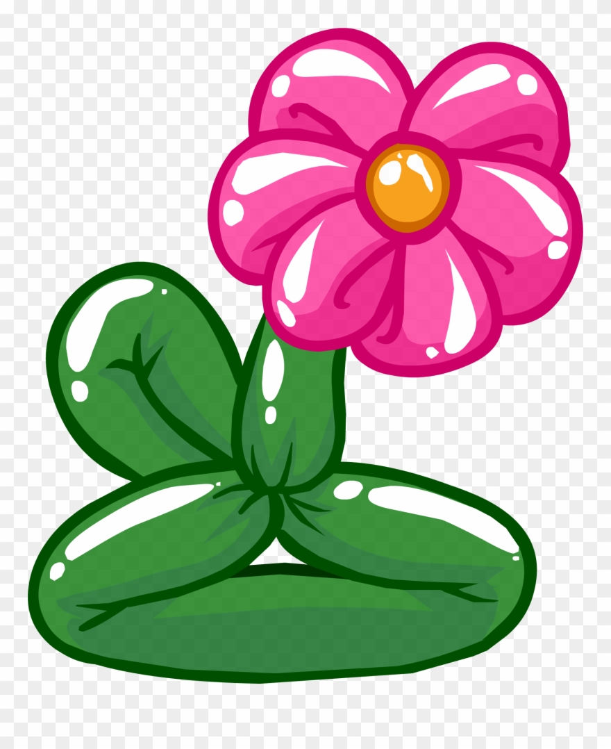 Balloon Clipart Penguin - Flower Hat Clip Art - Png Download