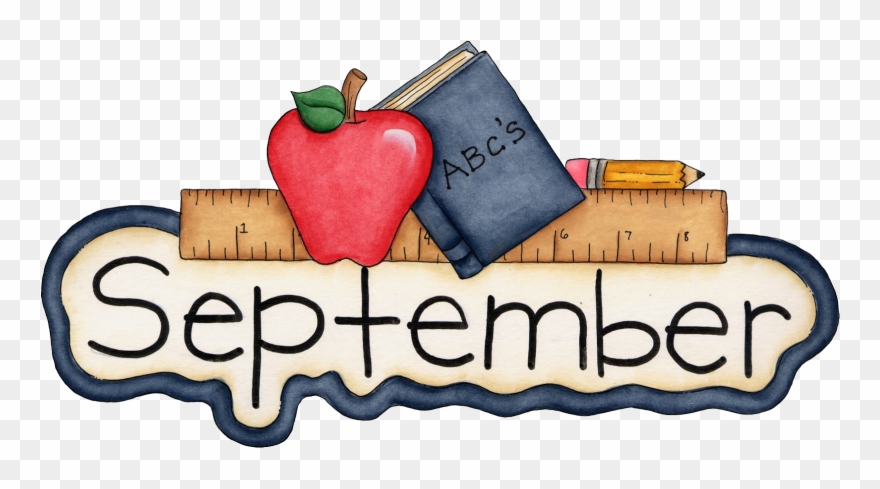 Month September Clip Art Black And White Techflourish - September Calendar Clip Art - Png Download