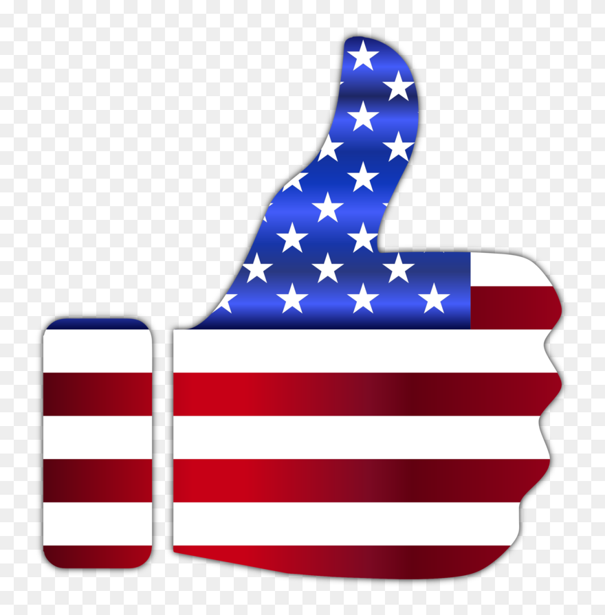 Flag Clip Art - Clip Art American Flag - Png Download
