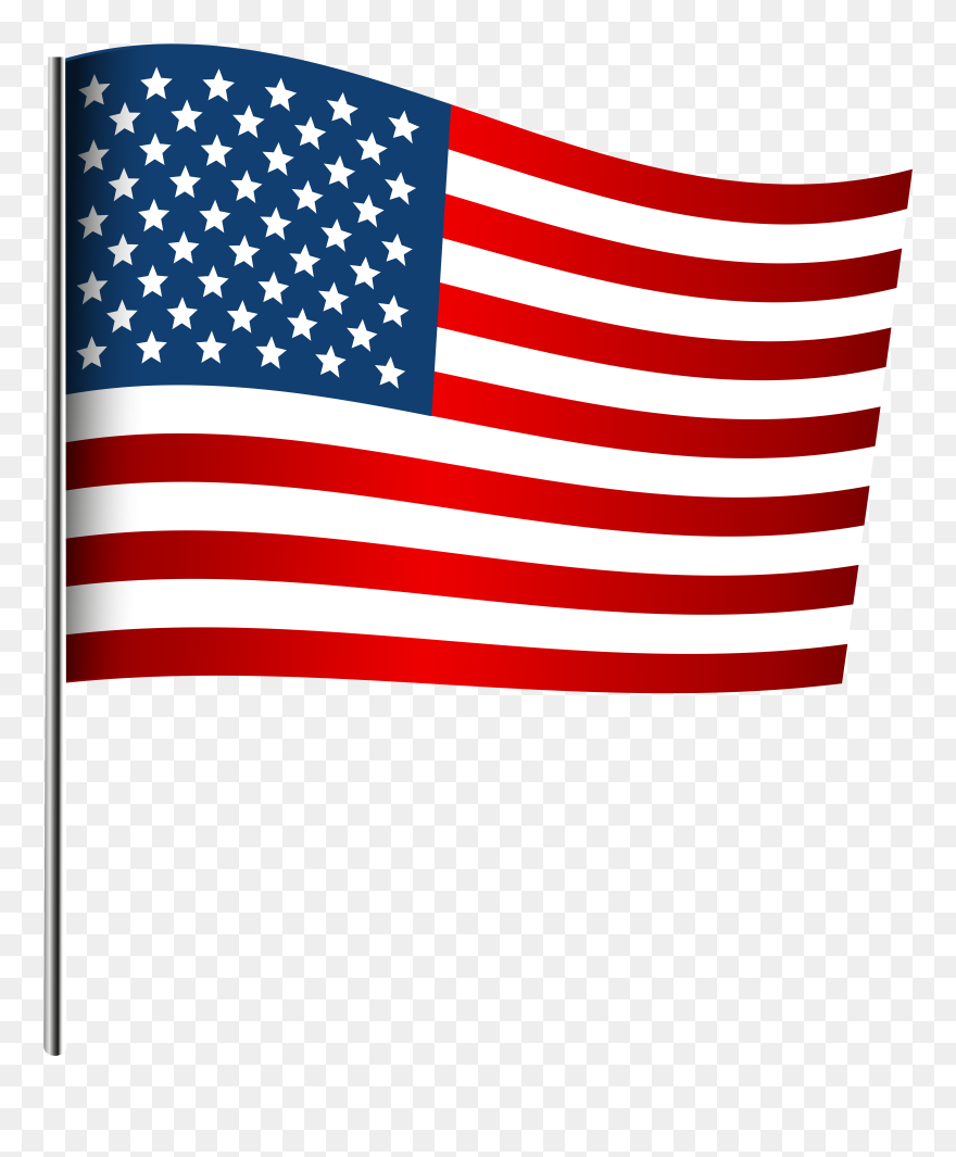 Happy 4 Of July, Independence Day, Art Images, Flag, - American Flag Clip Art Transparent - Png Download