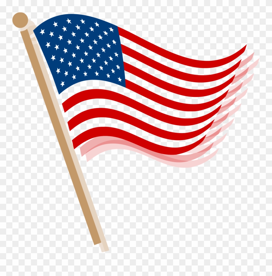 Usa Flag Clip Art Png Picture Library Library - Veterans Day Clipart Transparent Png