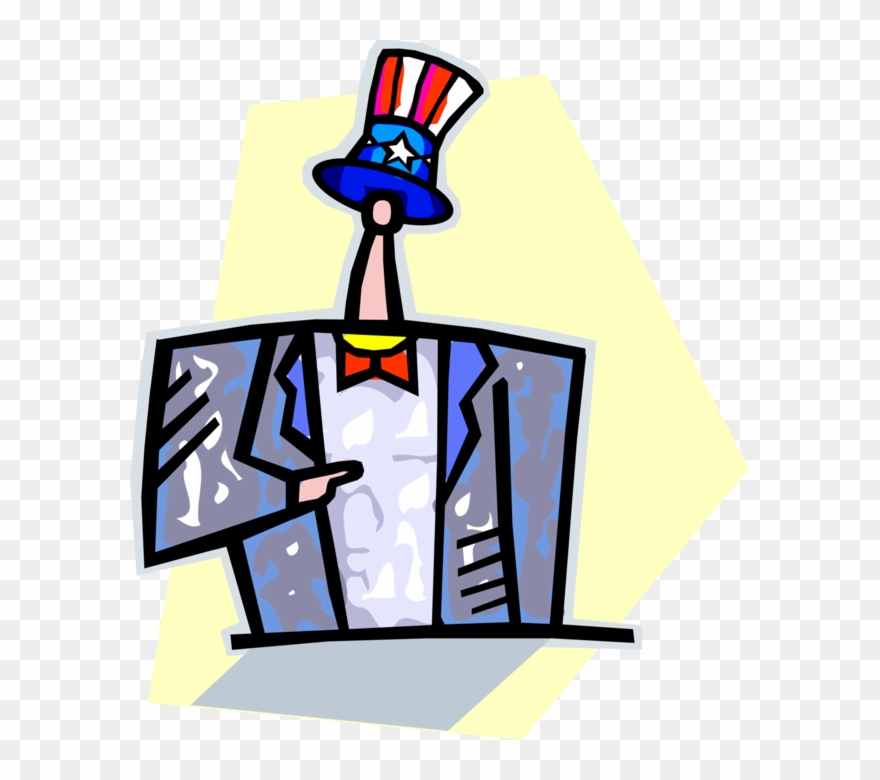 Vector Illustration Of Independence Day 4th Of July Clipart