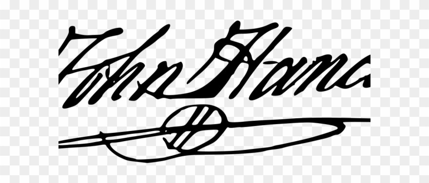 Declaration Of Independence Clipart John Hancock - John Hancock Signature - Png Download