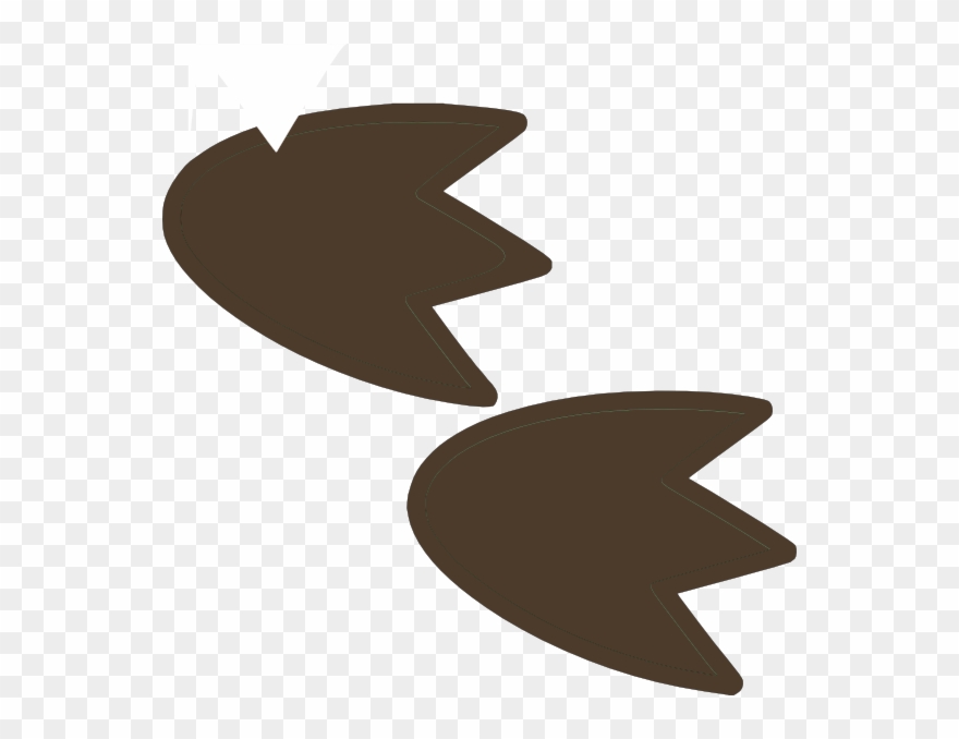 Clipart Dinosaur Dinosaur Track - Dinosaur Print Clipart Png Transparent Png