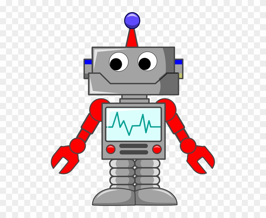 This One Page Template Is Designed To Motivate Children - Cartoon Picture Of Robot Clipart