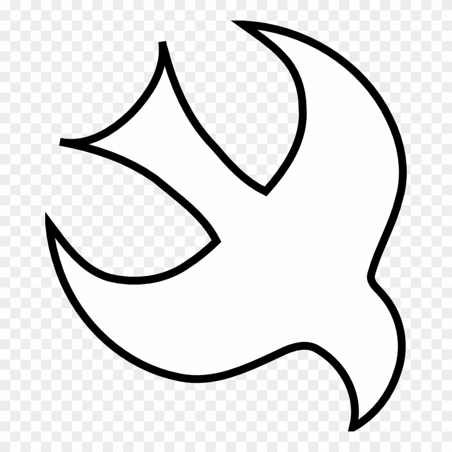 Holy Communion Clip Art - Dove Holy Spirit Symbol - Png Download