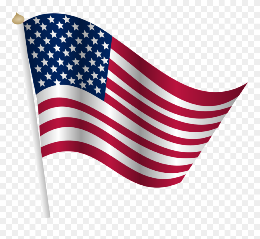 Nail Polish Clipart Png - Transparent American Flag Clipart
