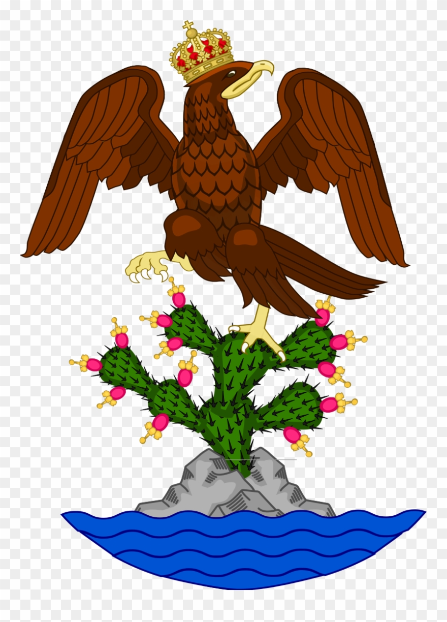 Father Serra's Legacy - Mexican Empire Coat Of Arms Clipart