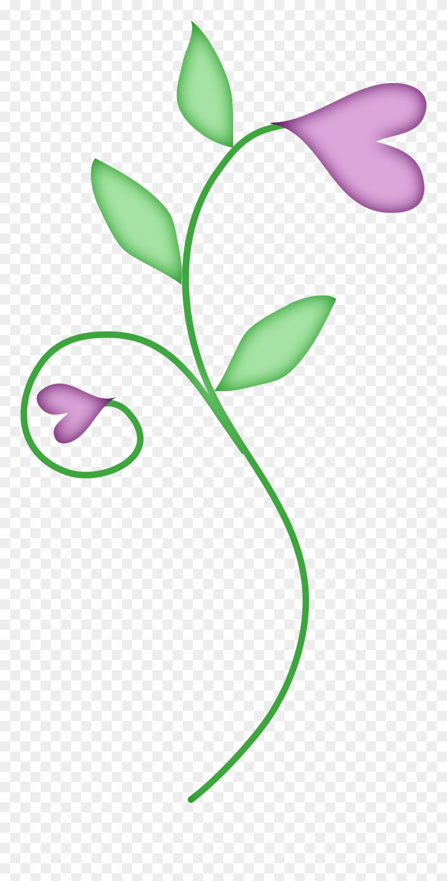 Spring Flower Clip Art Flower Clipart, Card Sentiments, - Clip Art - Png Download