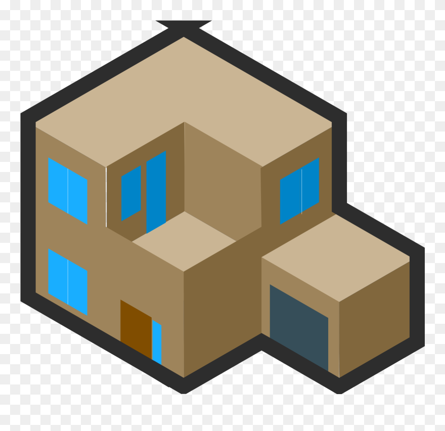 How To Set Use Isometric House Svg Vector Clipart