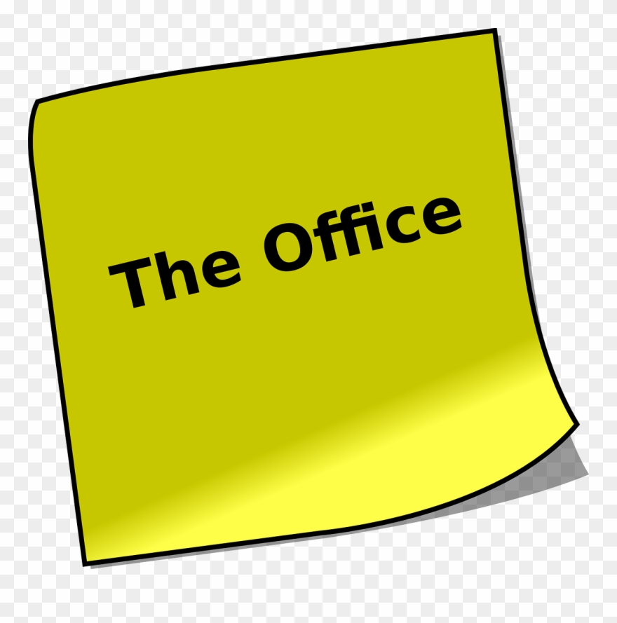 Clip Art Black And White Library Post It Note Paper - Post-it Note - Png Download