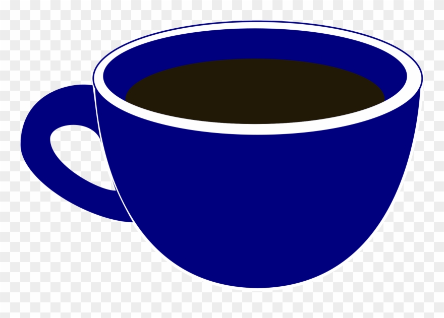 Clipart Charming Idea Cup Clipart Cup Clipart Clipart - Blue Coffee Cup Clipart - Png Download