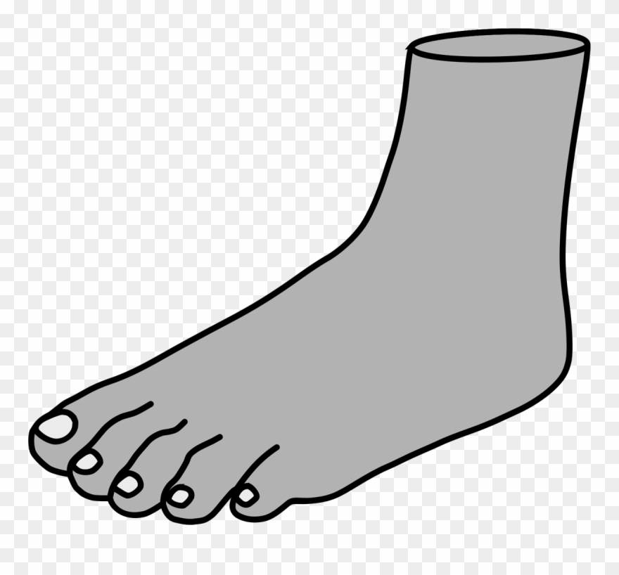 Feet In Sandals Clip Art Foot Clip Art - Clip Art - Png Download