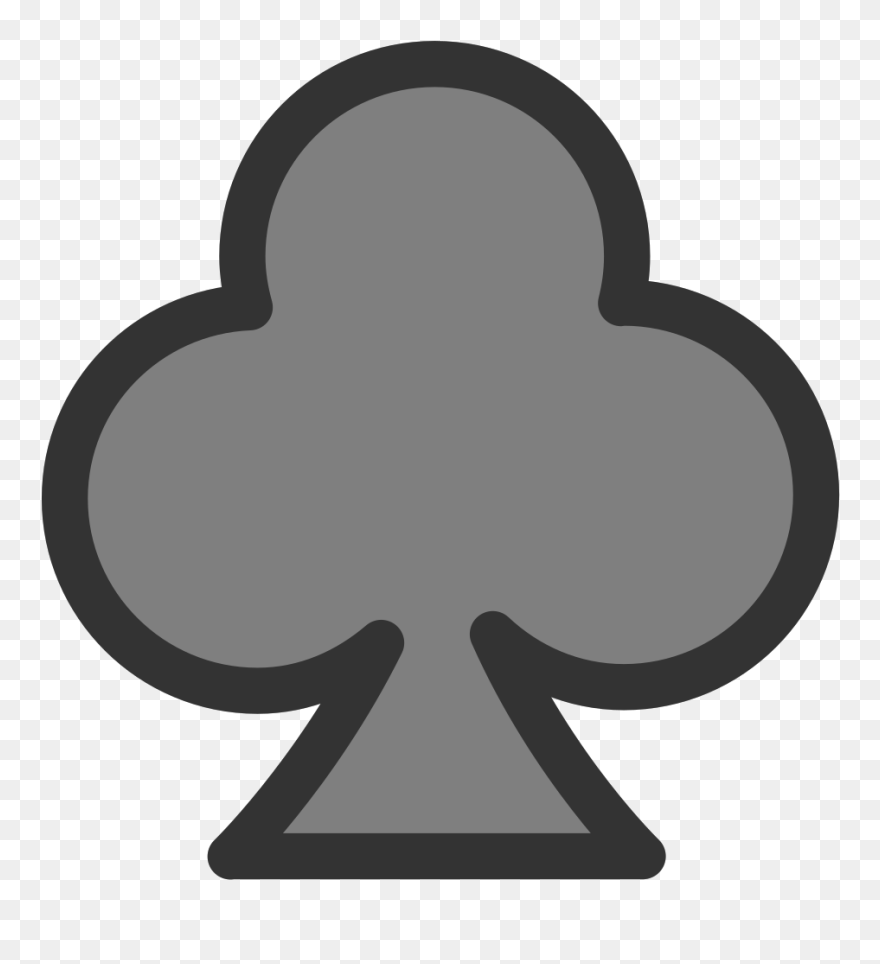 Card Clipart Club - Clubs Svg - Png Download
