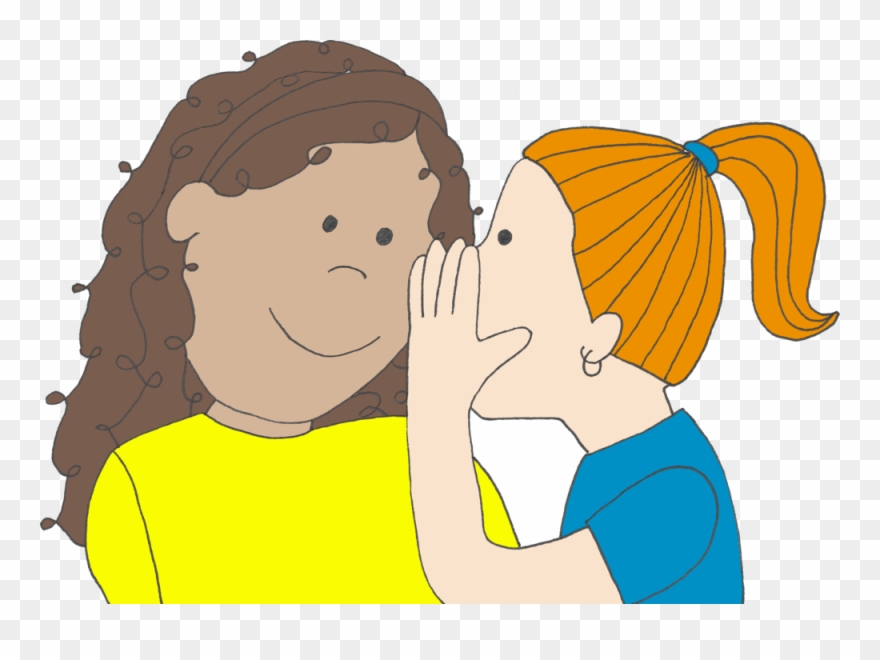 28 Collection Of Whisper In Ear Clipart - Whisper Clipart - Png Download