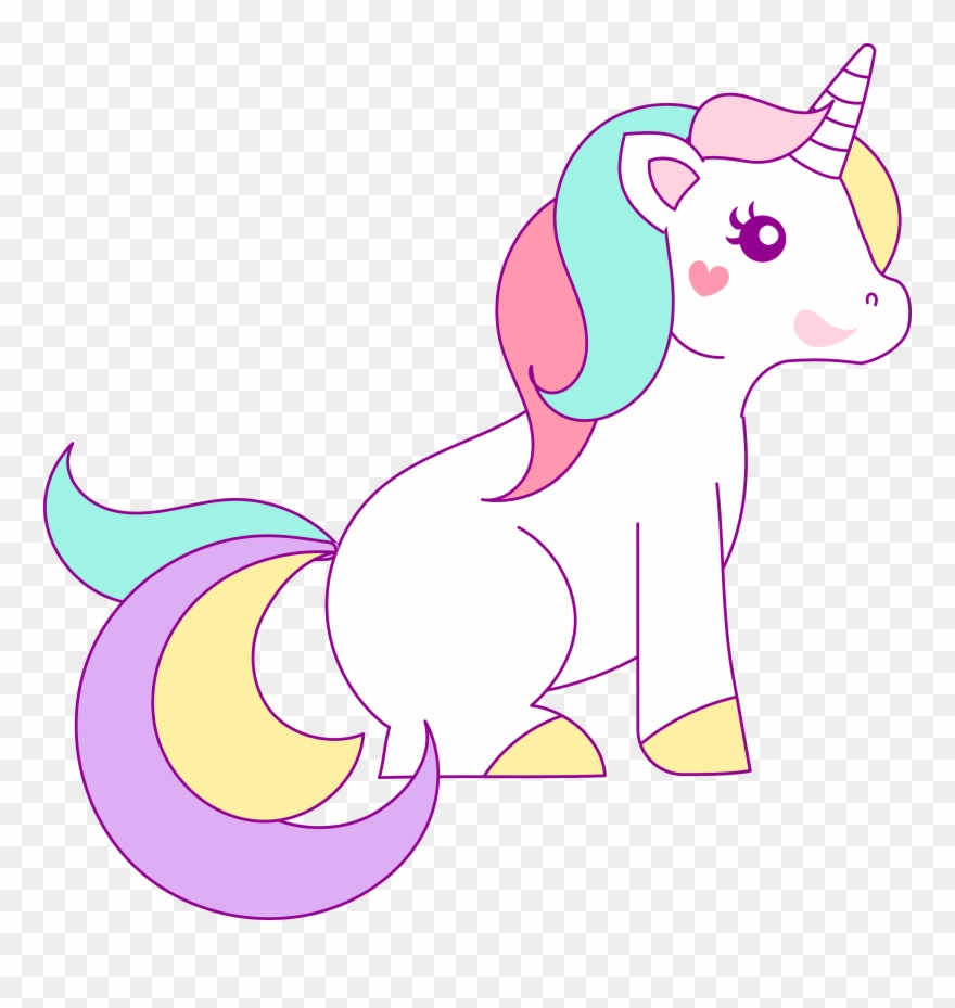 Free Hand Drawn Unicorn Clip Art - Clip Art - Png Download