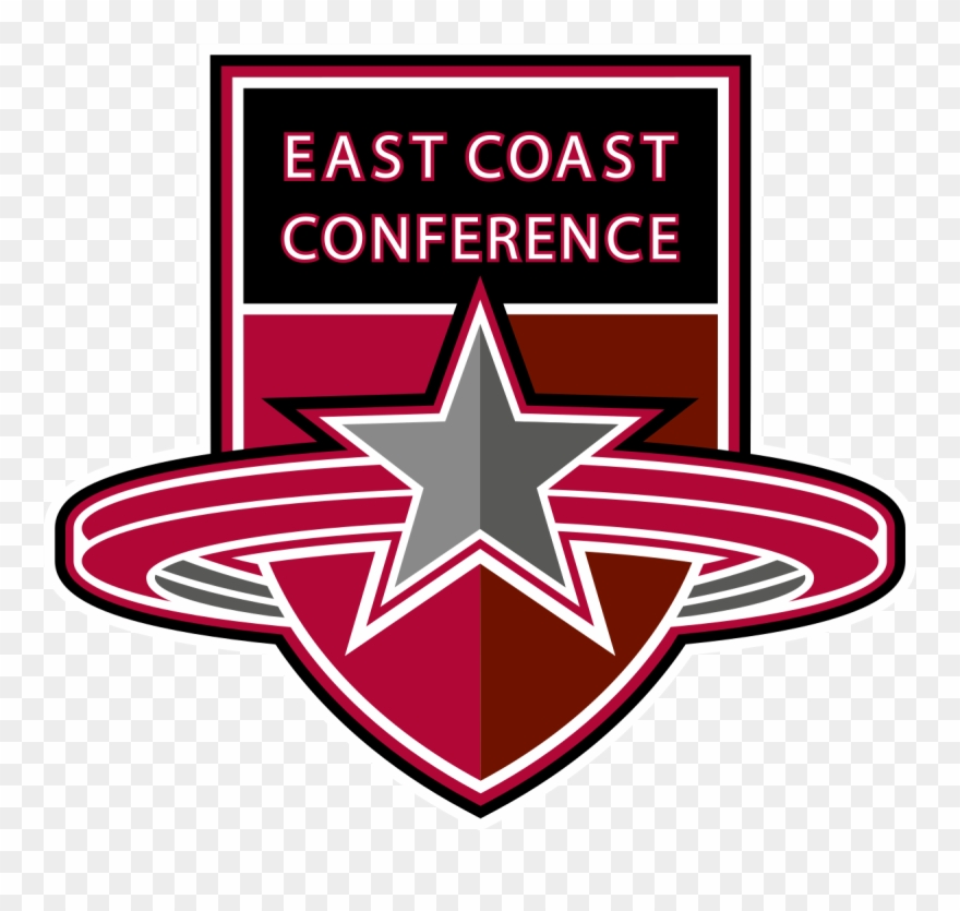 Ecc Adds Post University As Indoor Track & Field Associate - East Coast Conference Logo Clipart
