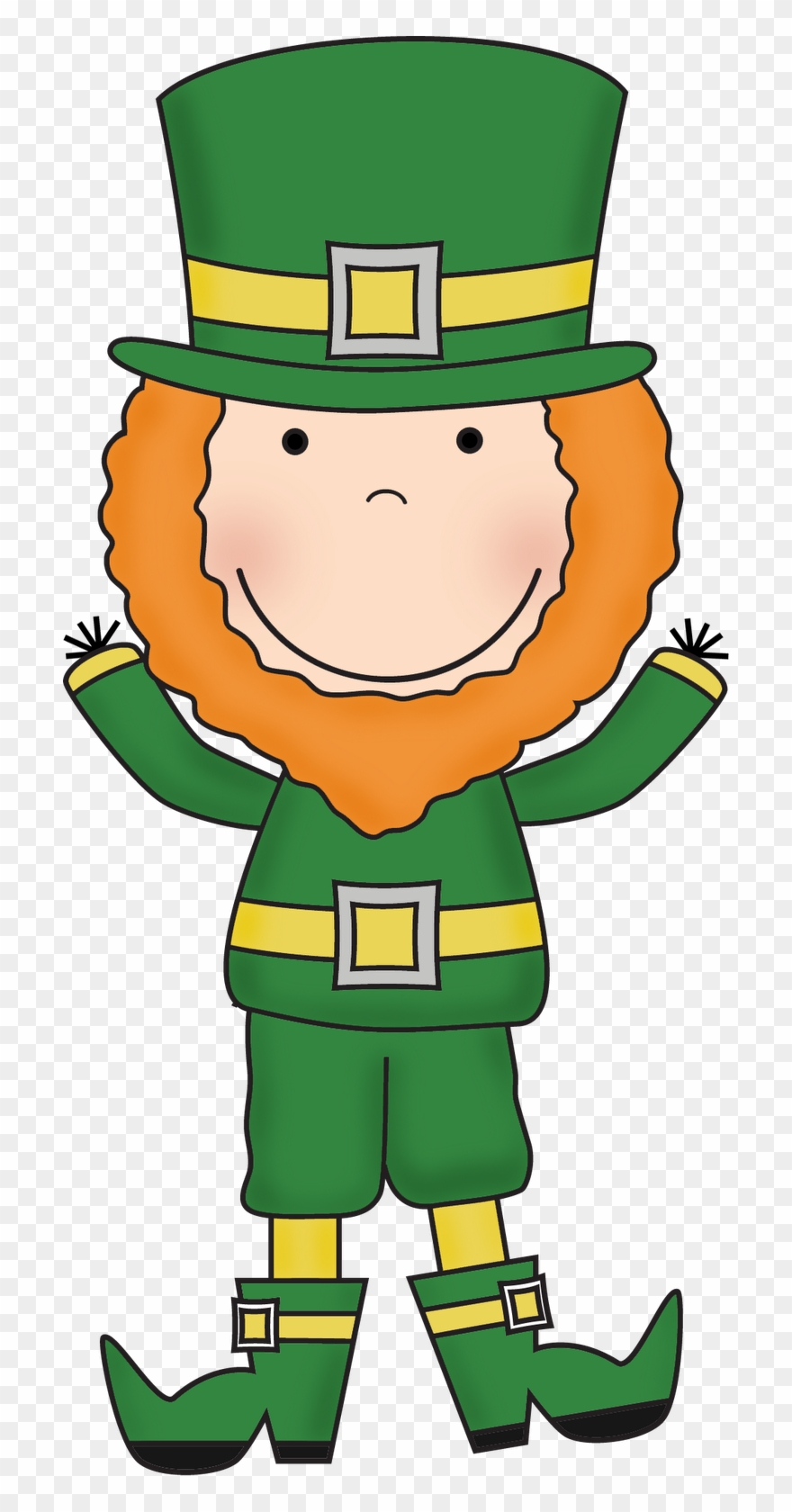 Leprechaun Clipart Black And White Free Clipart - Leprechaun Clip Art - Png Download