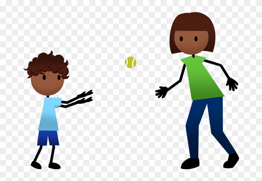 Tennis Ball Bounce Catch - Catching A Tennis Ball Clipart - Png Download
