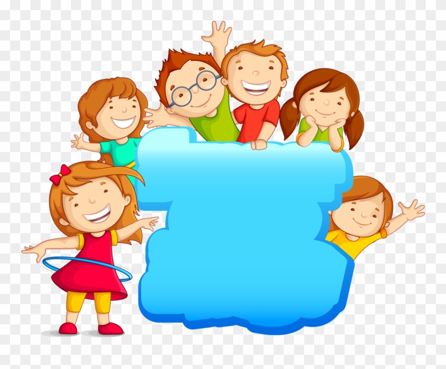 Picture Transparent Kids Running Outside Clipart - Clip Art Borders School Themes - Png Download