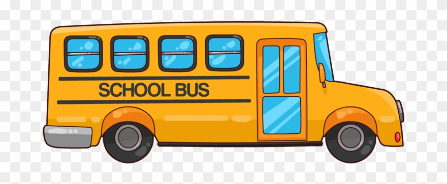 Hey Tek-ninjas In The State Of North Carolina School - School Bus Cartoon Png Clipart